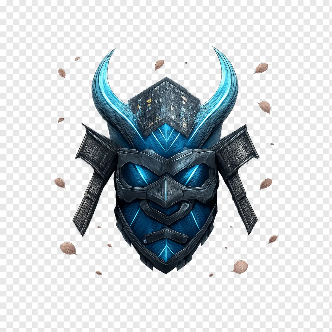 Samurai Mask Ghost Of Yotei Game PNG Free Download