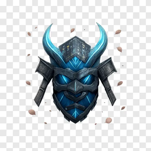 Samurai Mask Ghost Of Yotei Game PNG Free Download