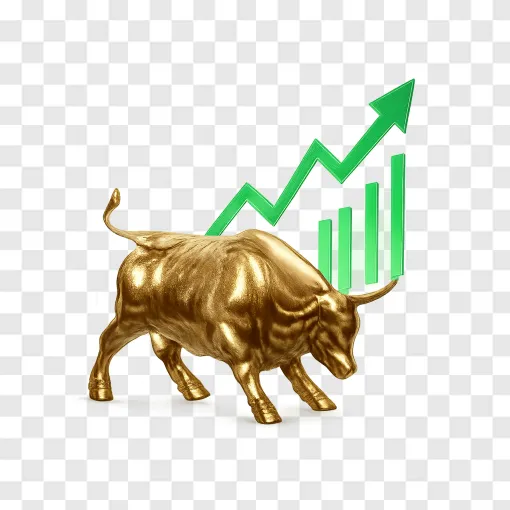 Bull Market Financial Growth PNG