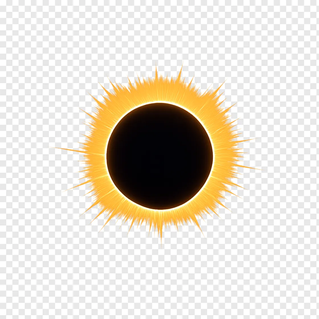 Solar Eclipse Transparent PNG Image