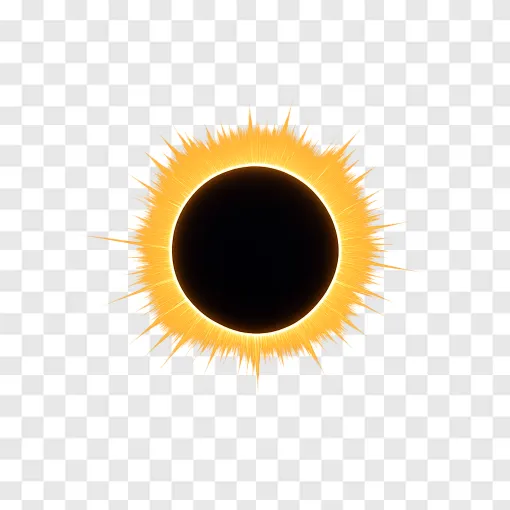 Solar Eclipse Transparent PNG Image