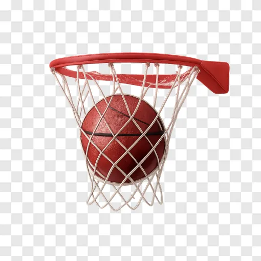 Basketball Hoop And Ball PNG Transparent Image
