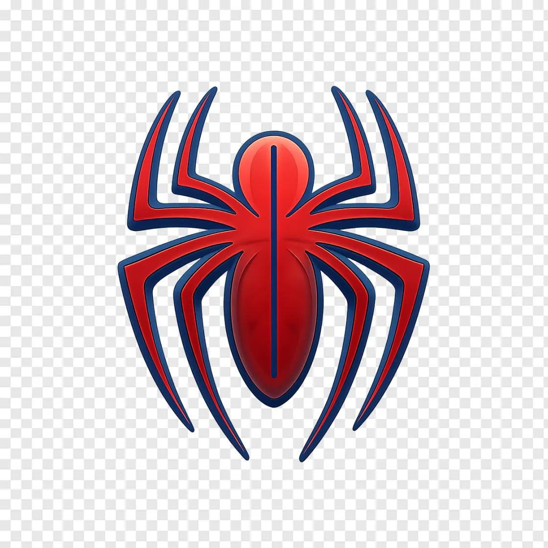 Spider Emblem PNG Vector Graphic