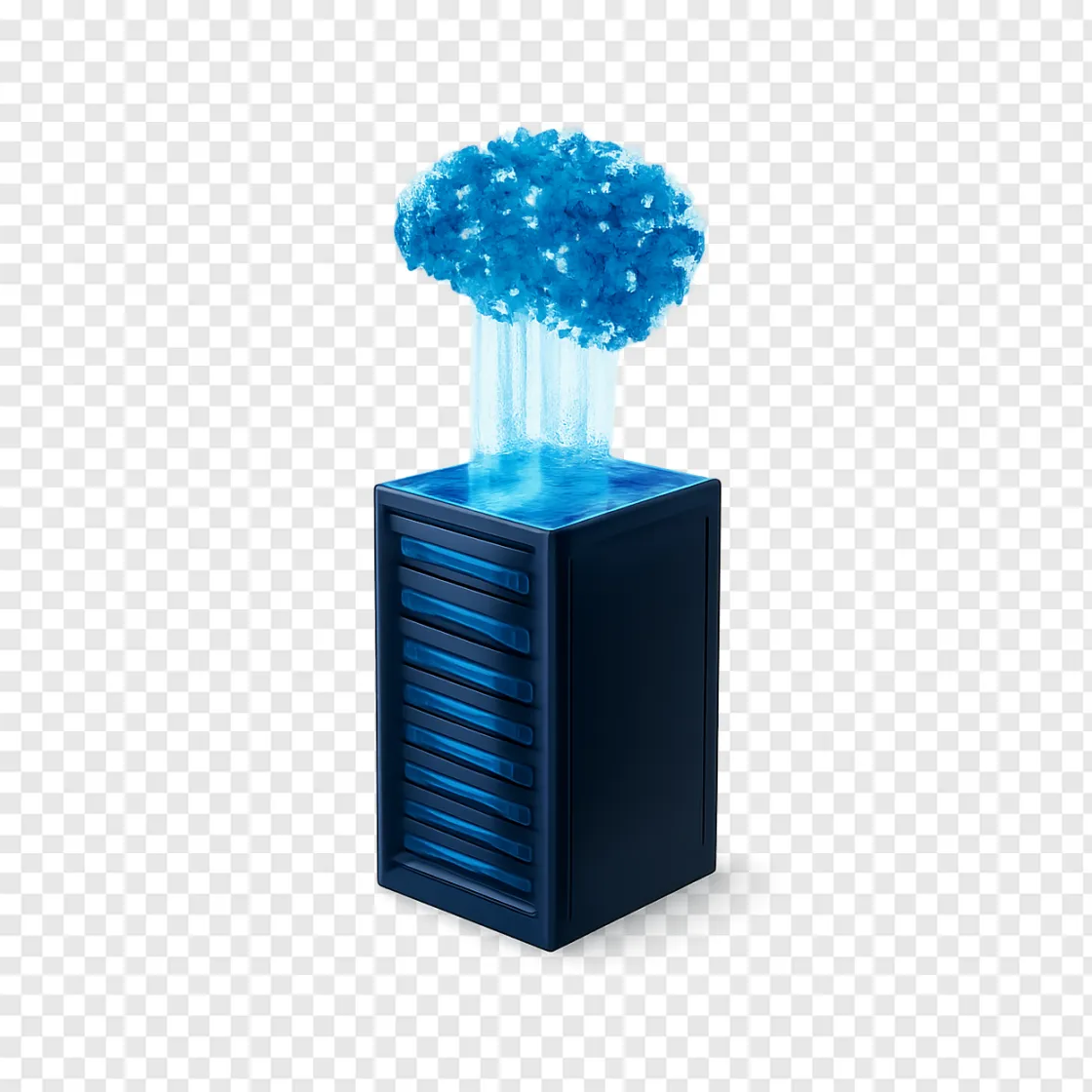 AI Server Rack And Technology PNG For Tech Designs