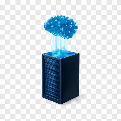 AI Server Rack And Technology PNG For Tech Designs