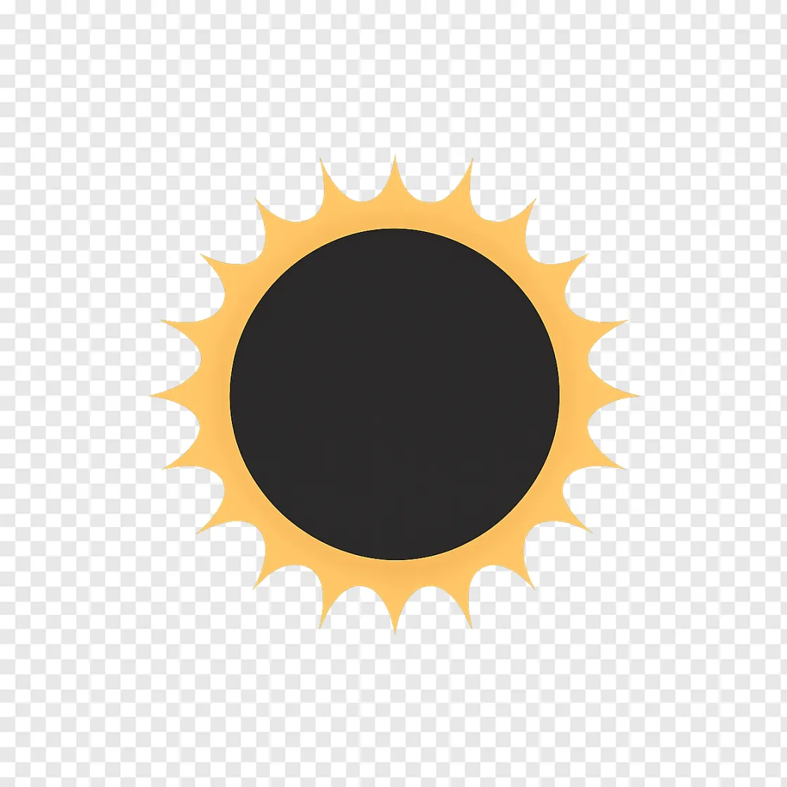 Solar Eclipse PNG Transparent Image