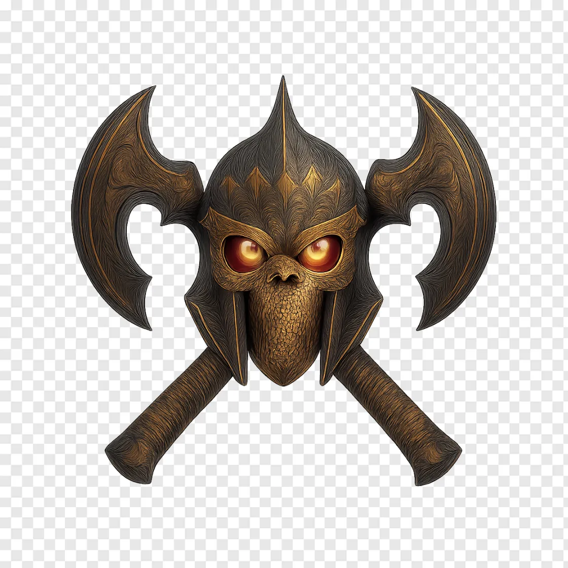 Warhammer Fantasy Battle Axe And Skull PNG