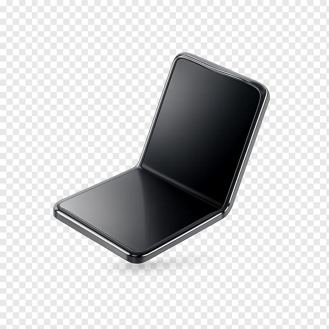 Foldable Smartphone PNG Transparent Image