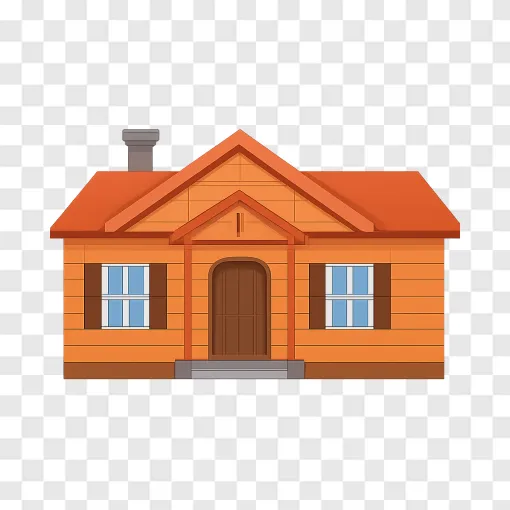 Rustic Ranch House PNG Transparent Background