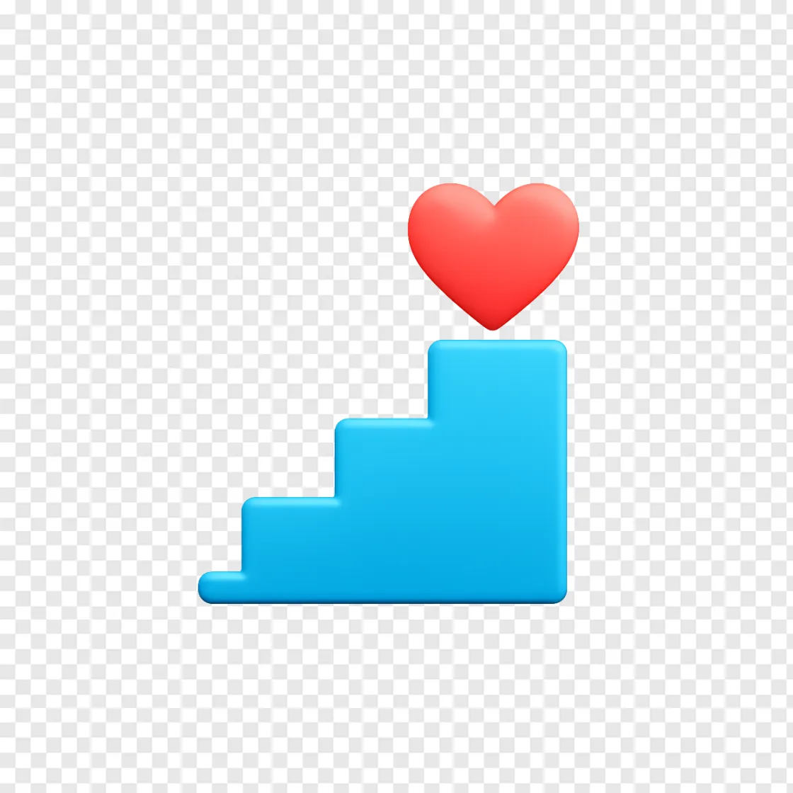 Stairs Health Icon PNG