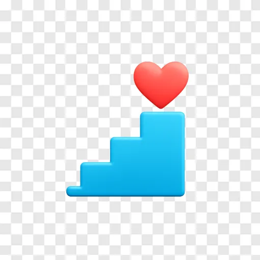 Stairs Health Icon PNG