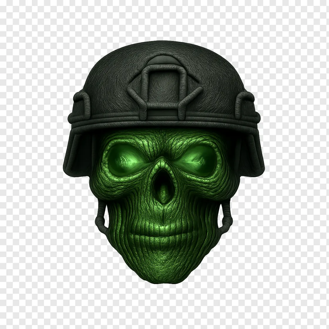Zombies Skull Game Asset PNG