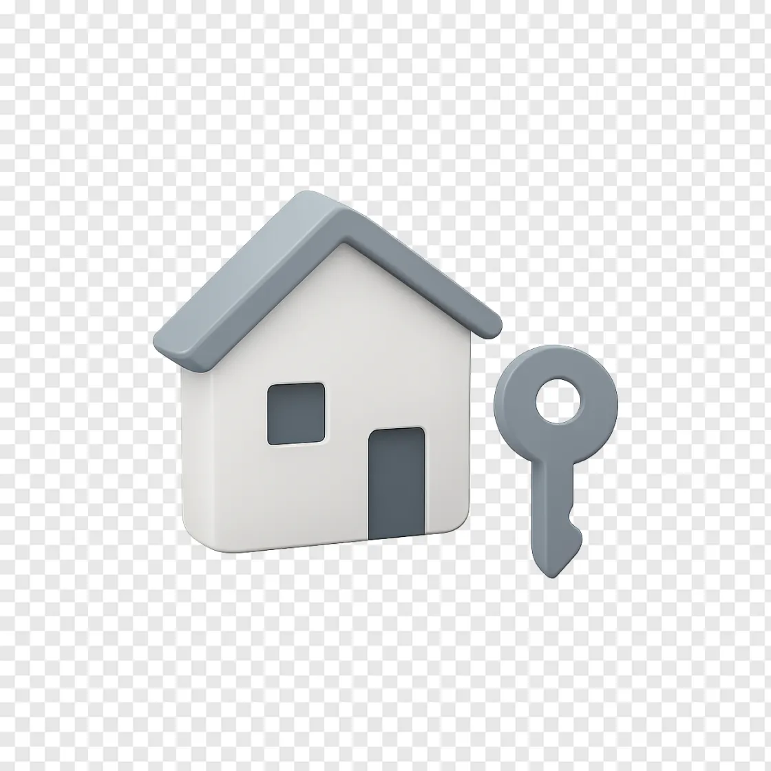 Real Estate House PNG Icon Transparent Background