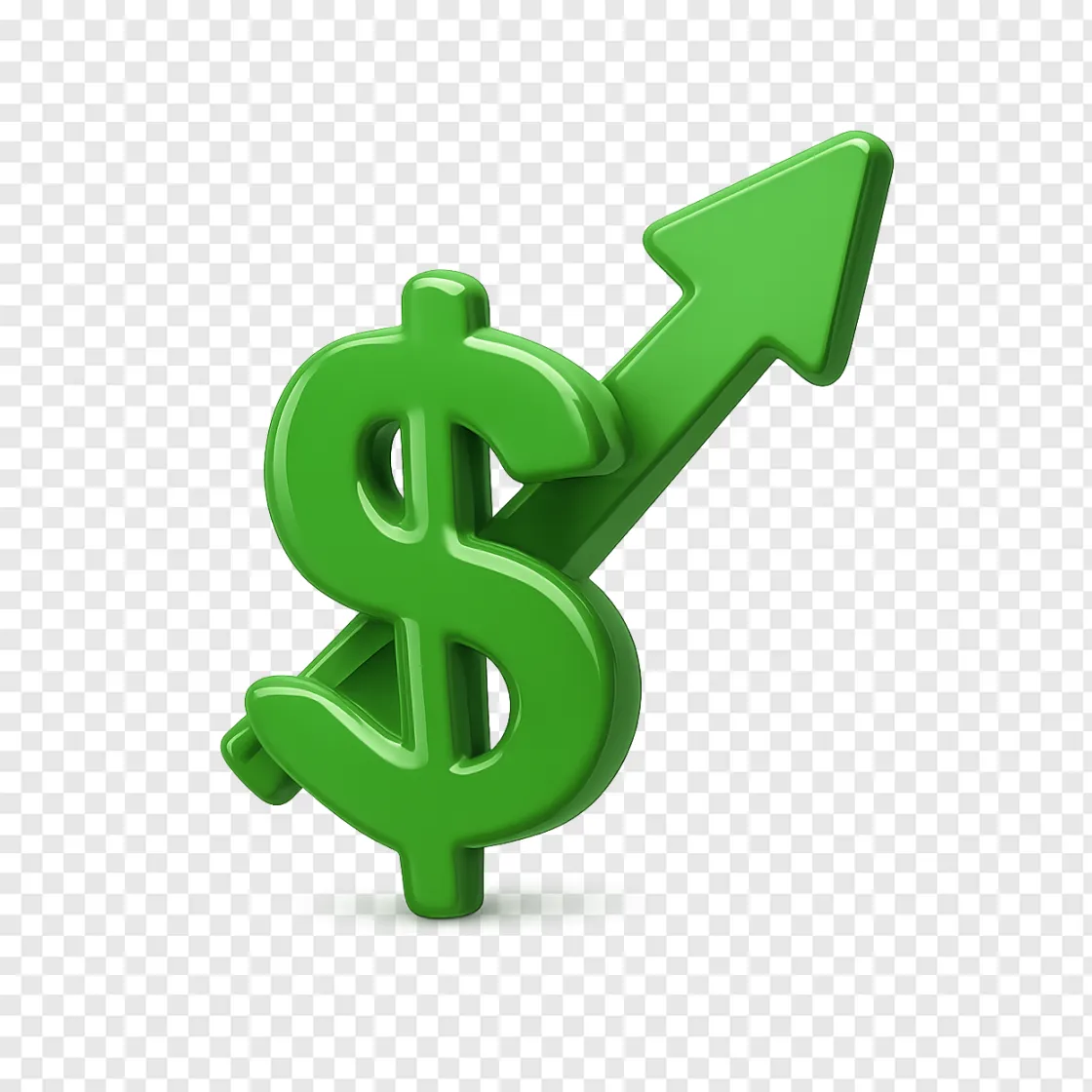 Stock Market Arrow PNG Icon For Financial Designs