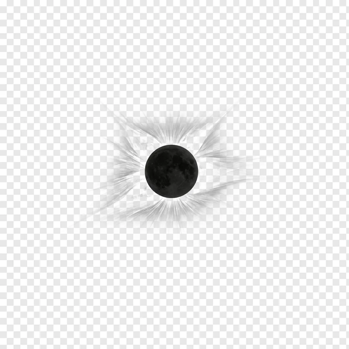 Solar Eclipse PNG Image With Transparent Background