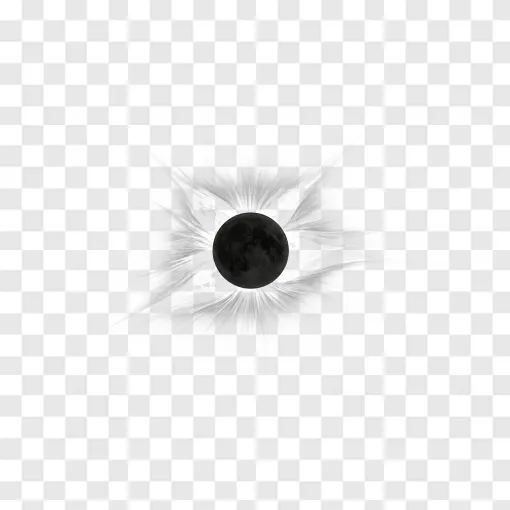 Solar Eclipse PNG Image With Transparent Background