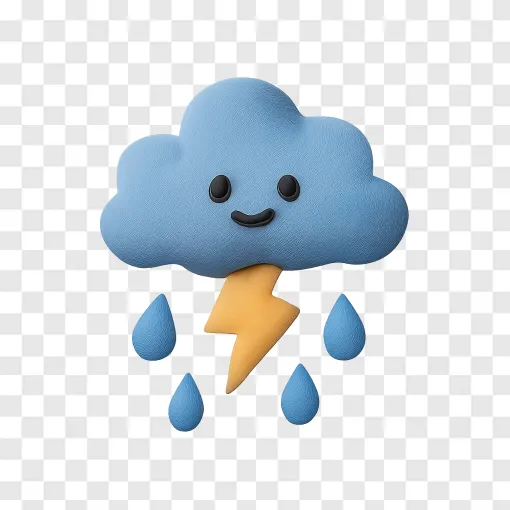 Rain Cloud PNG Image With Transparent Background
