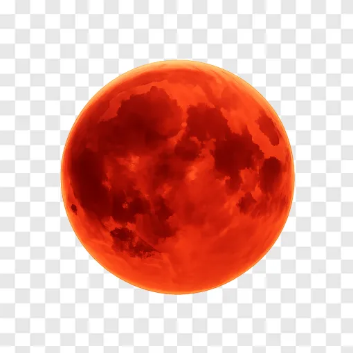 Blood Moon PNG Transparent Image