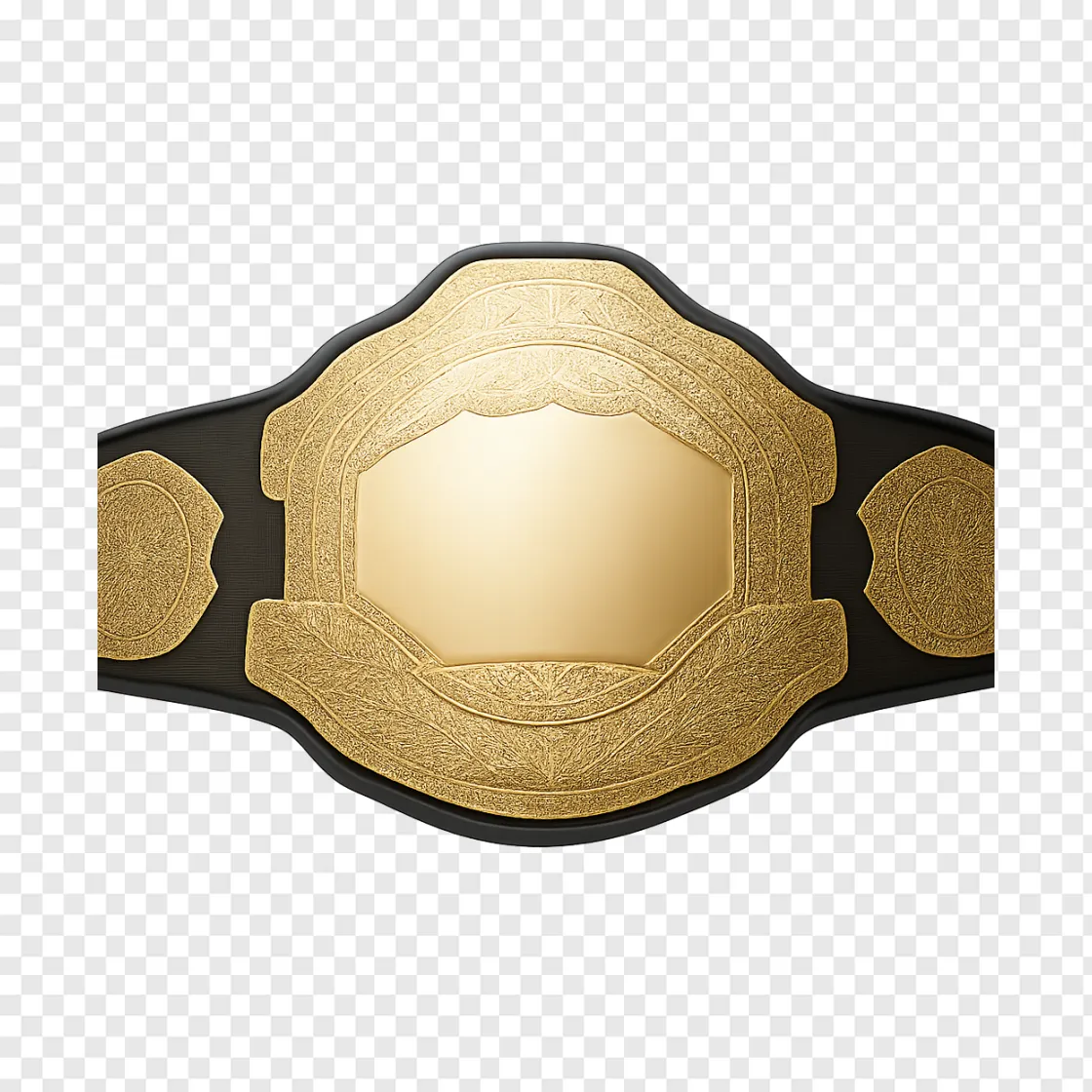 MMA Championship Belt PNG Transparent Image