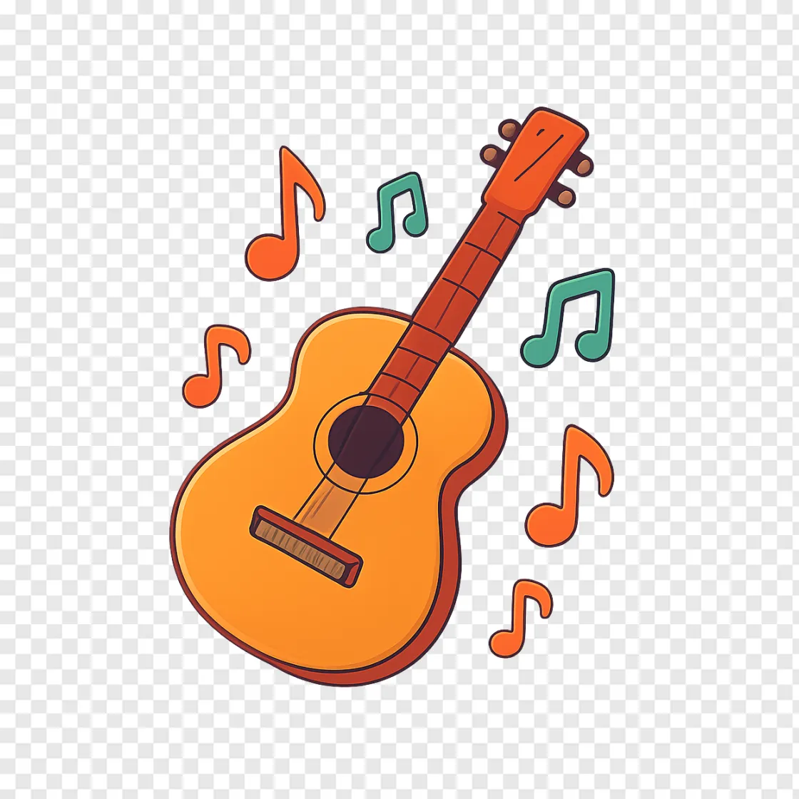 Camp Rock Guitar PNG Transparent Image