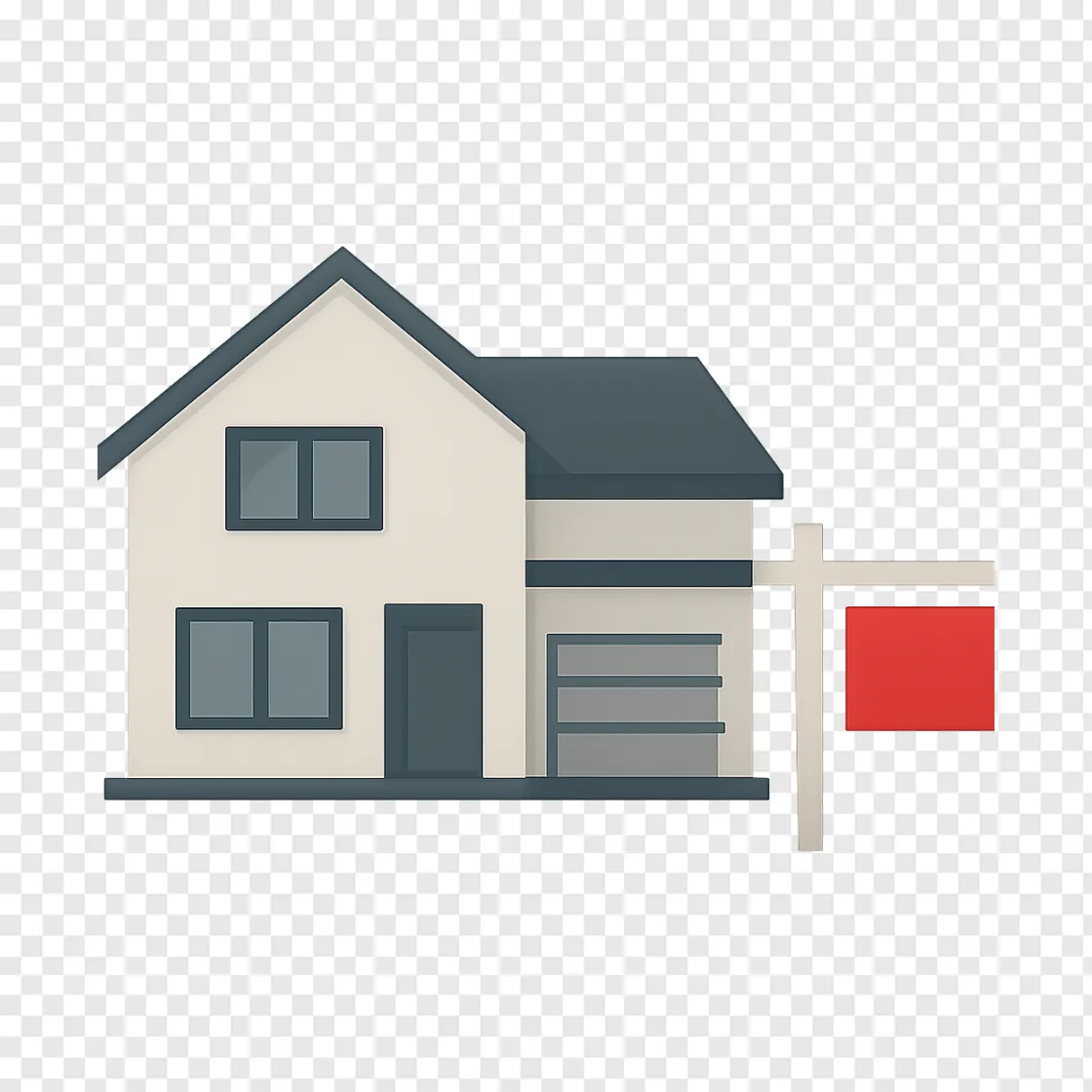 Real Estate House PNG Transparent Image