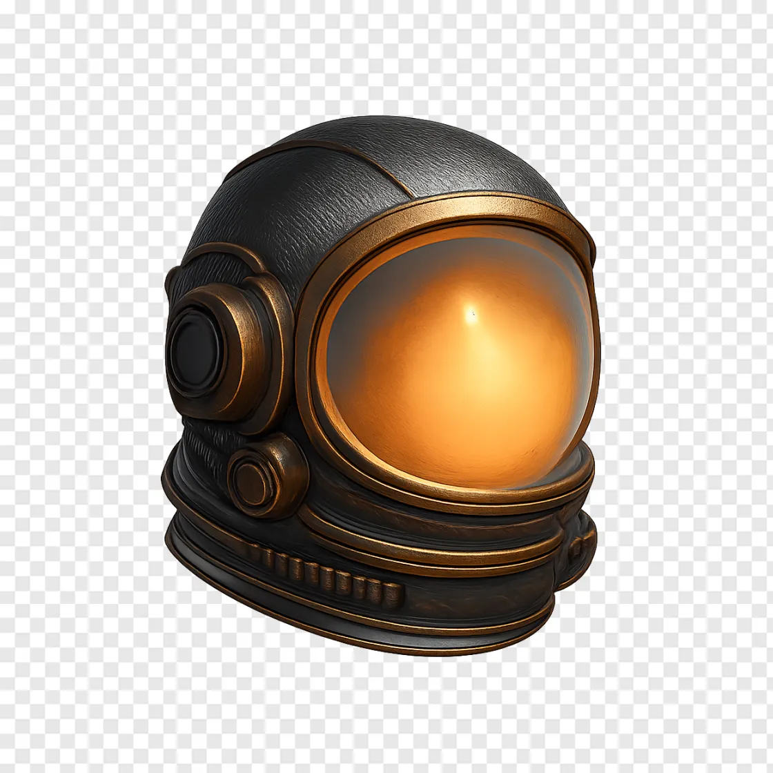 Astronaut Helmet PNG Transparent Background