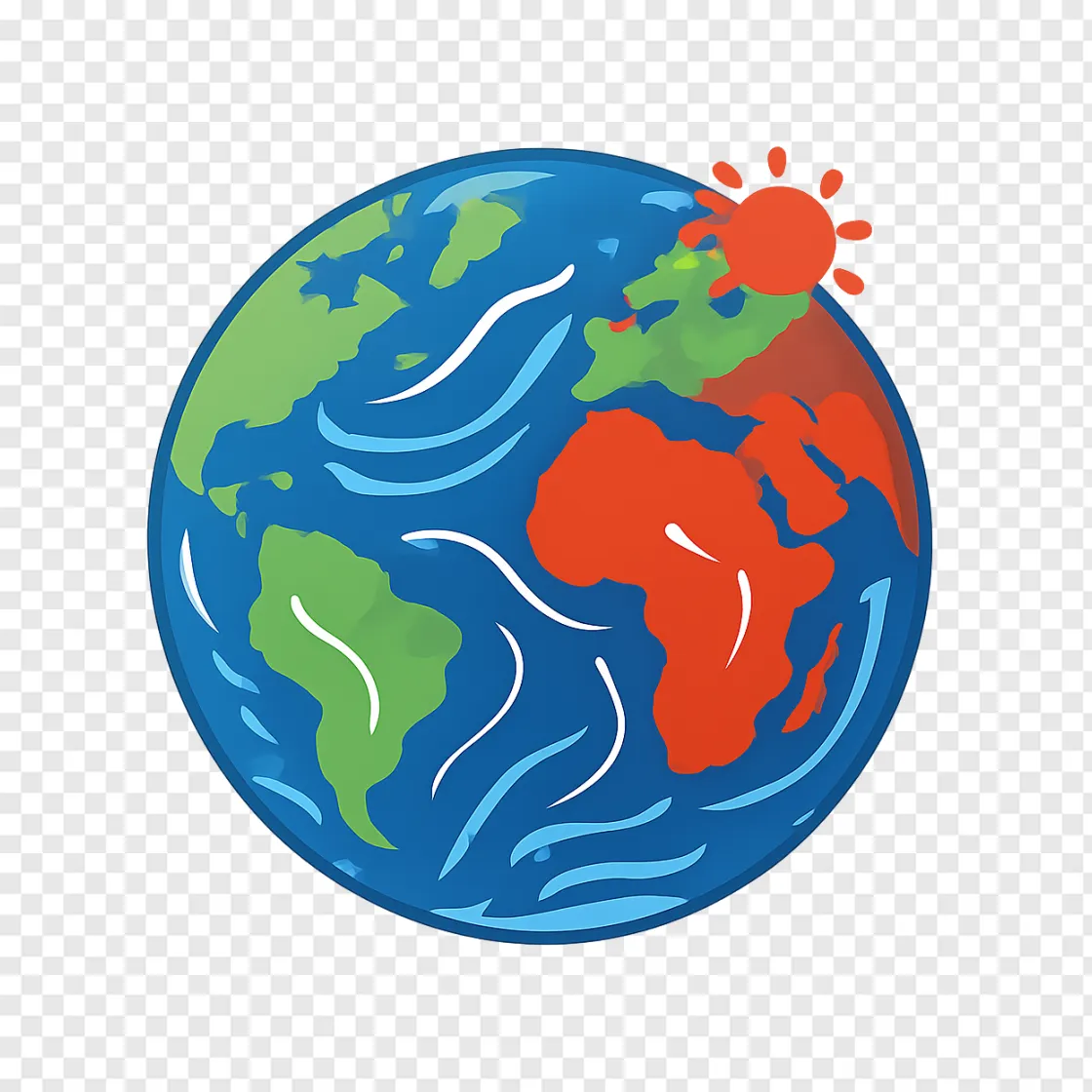 Ocean Currents Climate Change PNG Vector