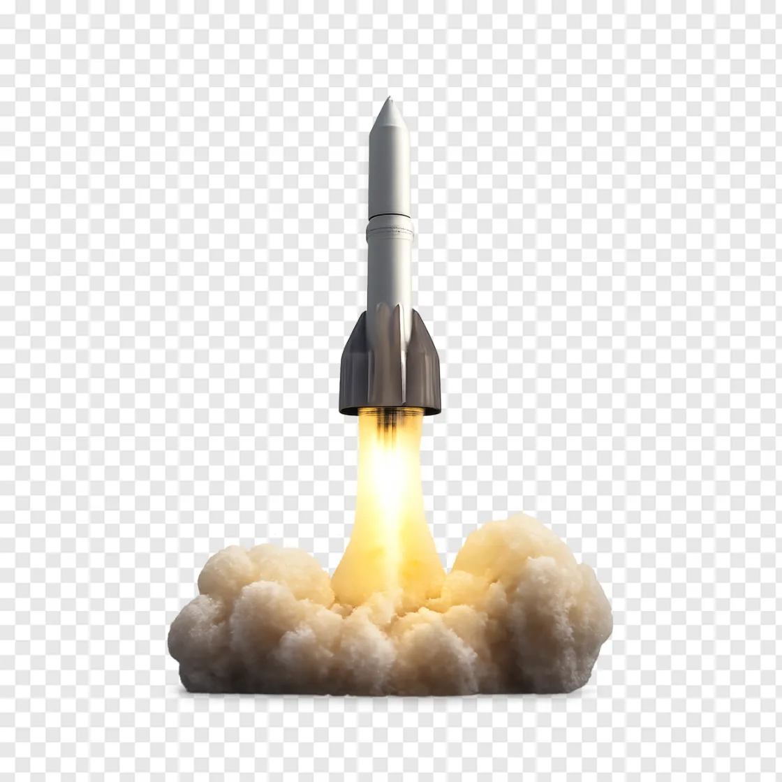 Space Rocket PNG Image With Transparent Background