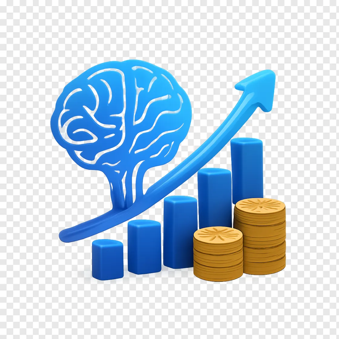 AI Valuation And Tech Growth PNG Graphic