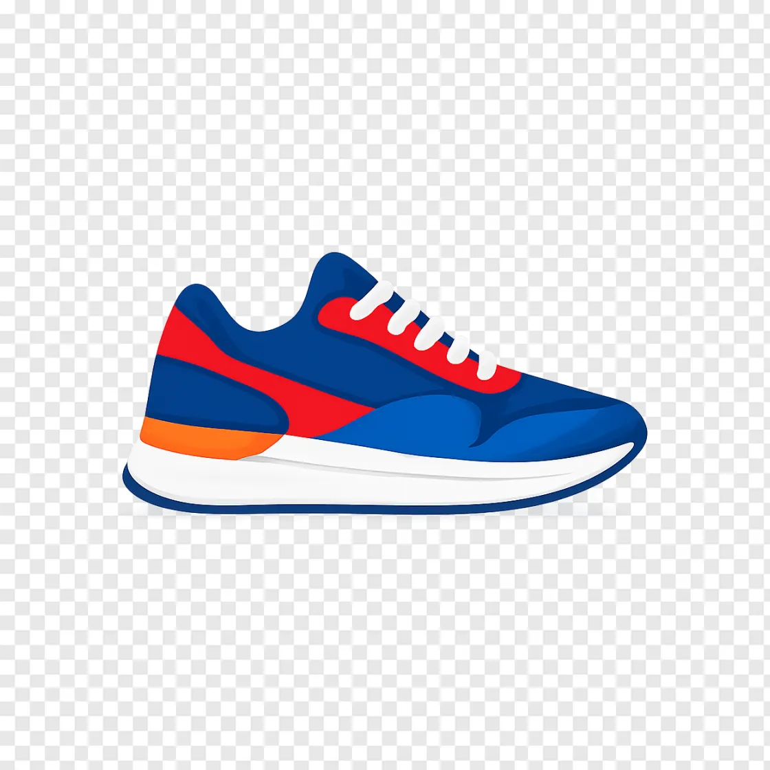 Walking Shoes PNG Vector Illustration