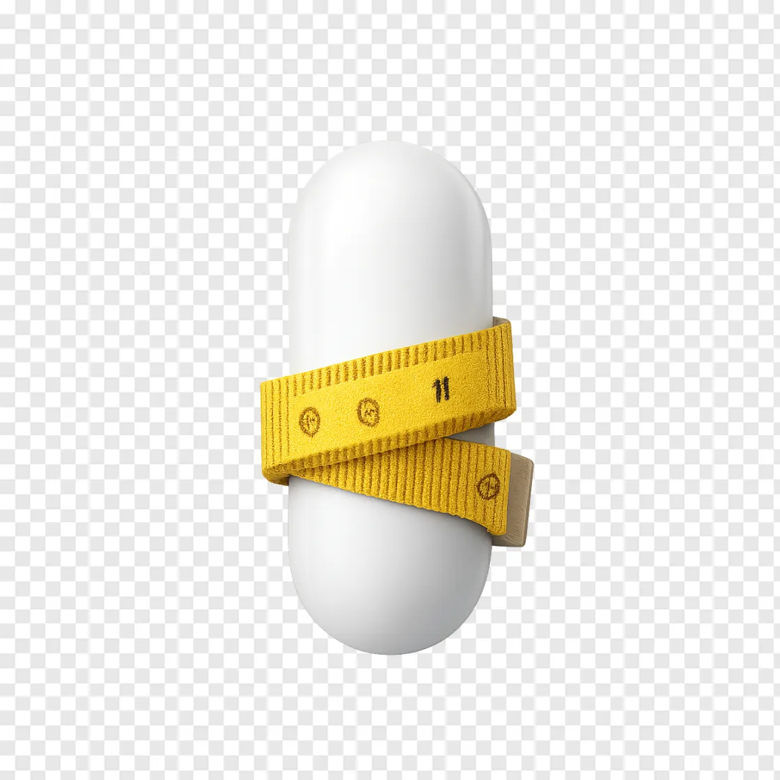 Weight Loss Pill PNG Concept