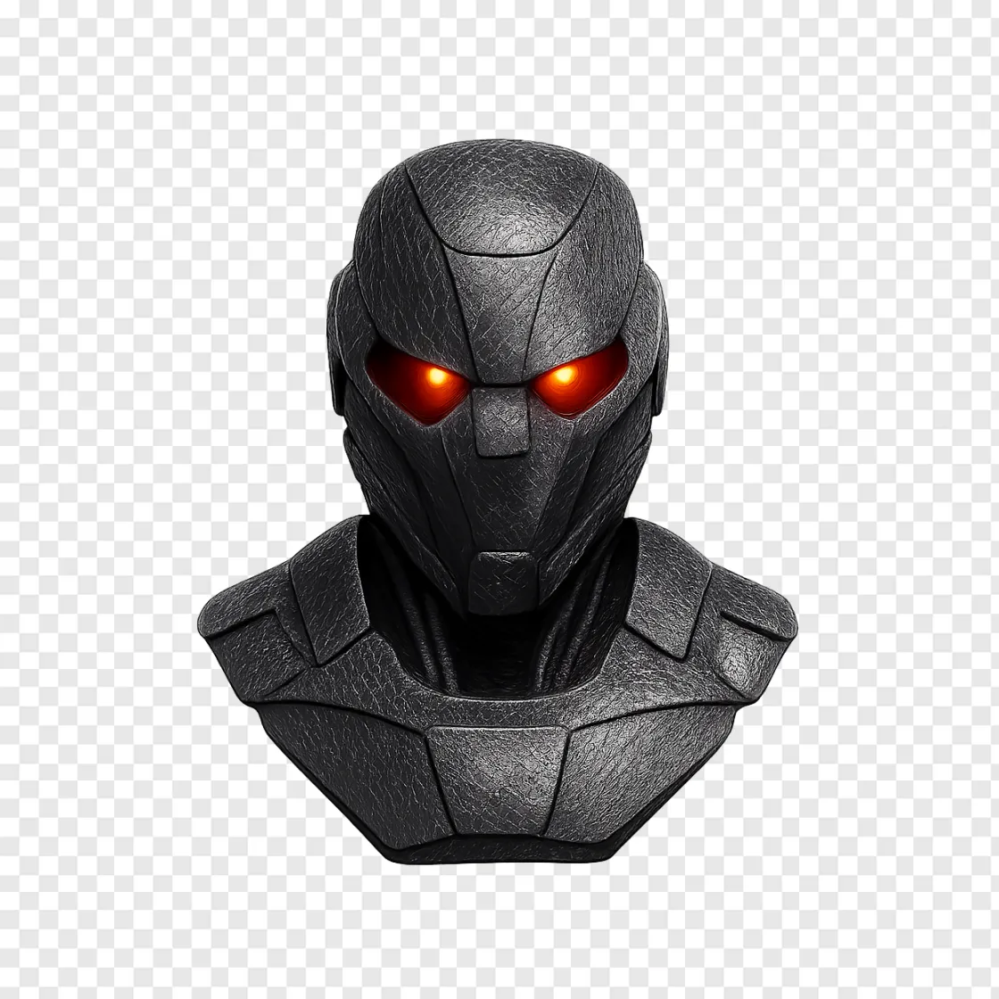 Sci-Fi Sentinel Robot PNG Transparent Image