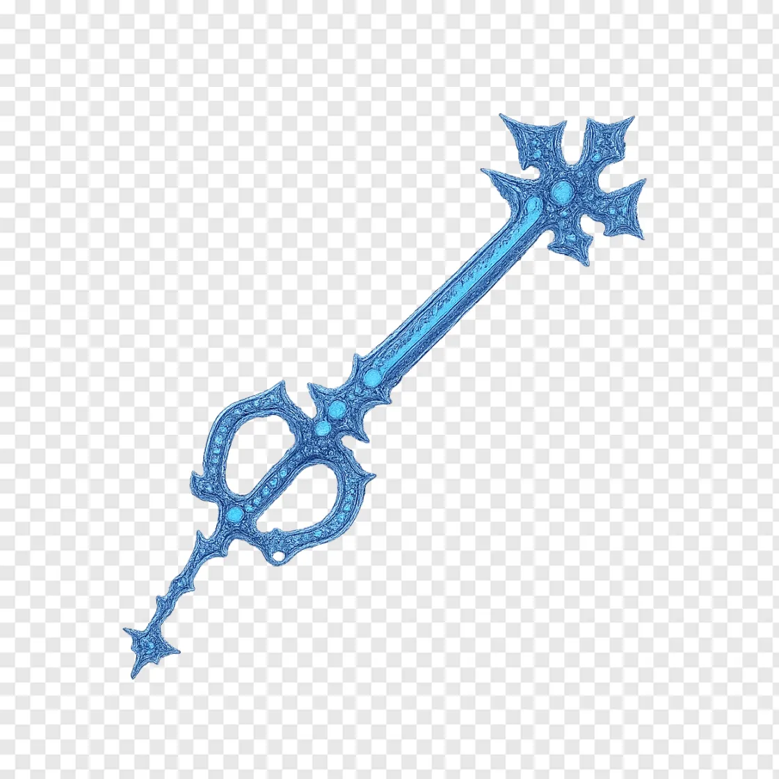 Kingdom Hearts Keyblade PNG Transparent Image