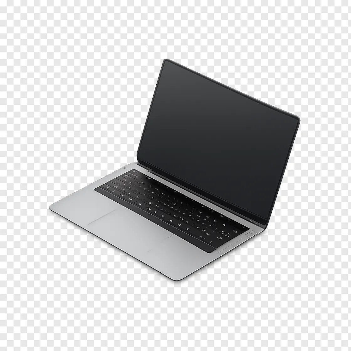 Modern Ultrabook Laptop PNG Image