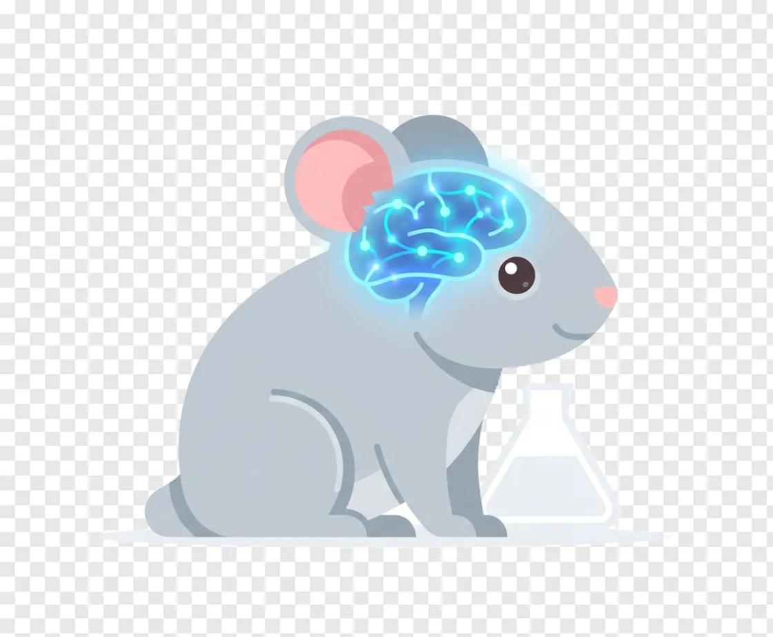 Lab Mouse Brain PNG Transparent Image