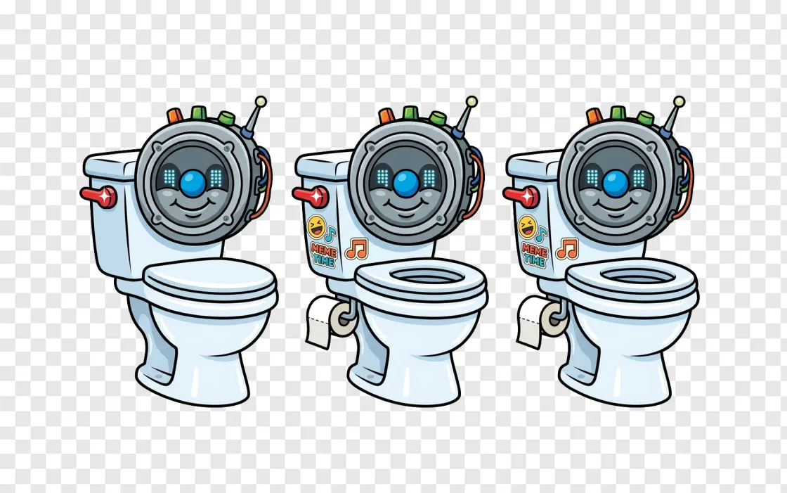 Skibidi Toilet PNG Transparent Image