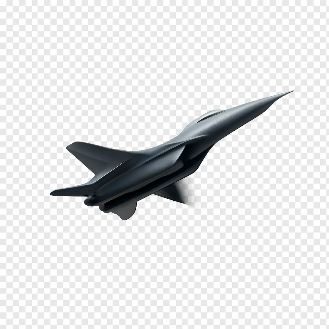 Supersonic Fighter Jet PNG Transparent Image