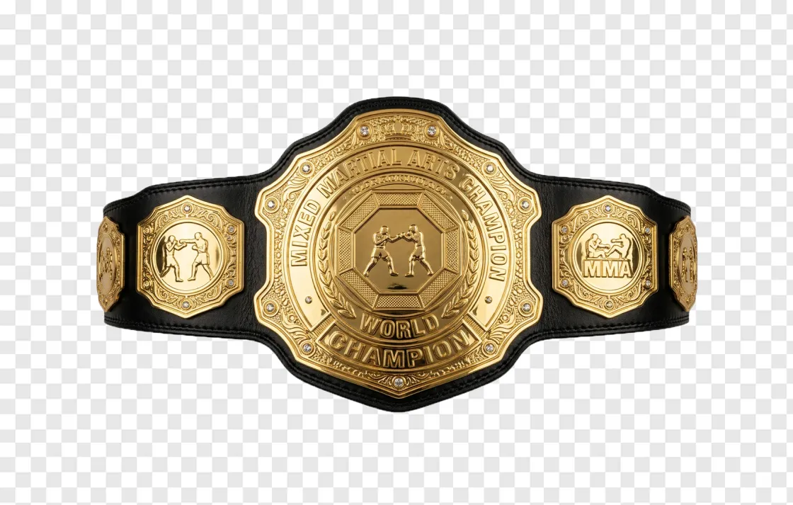 UFC Championship Belt PNG Transparent Image