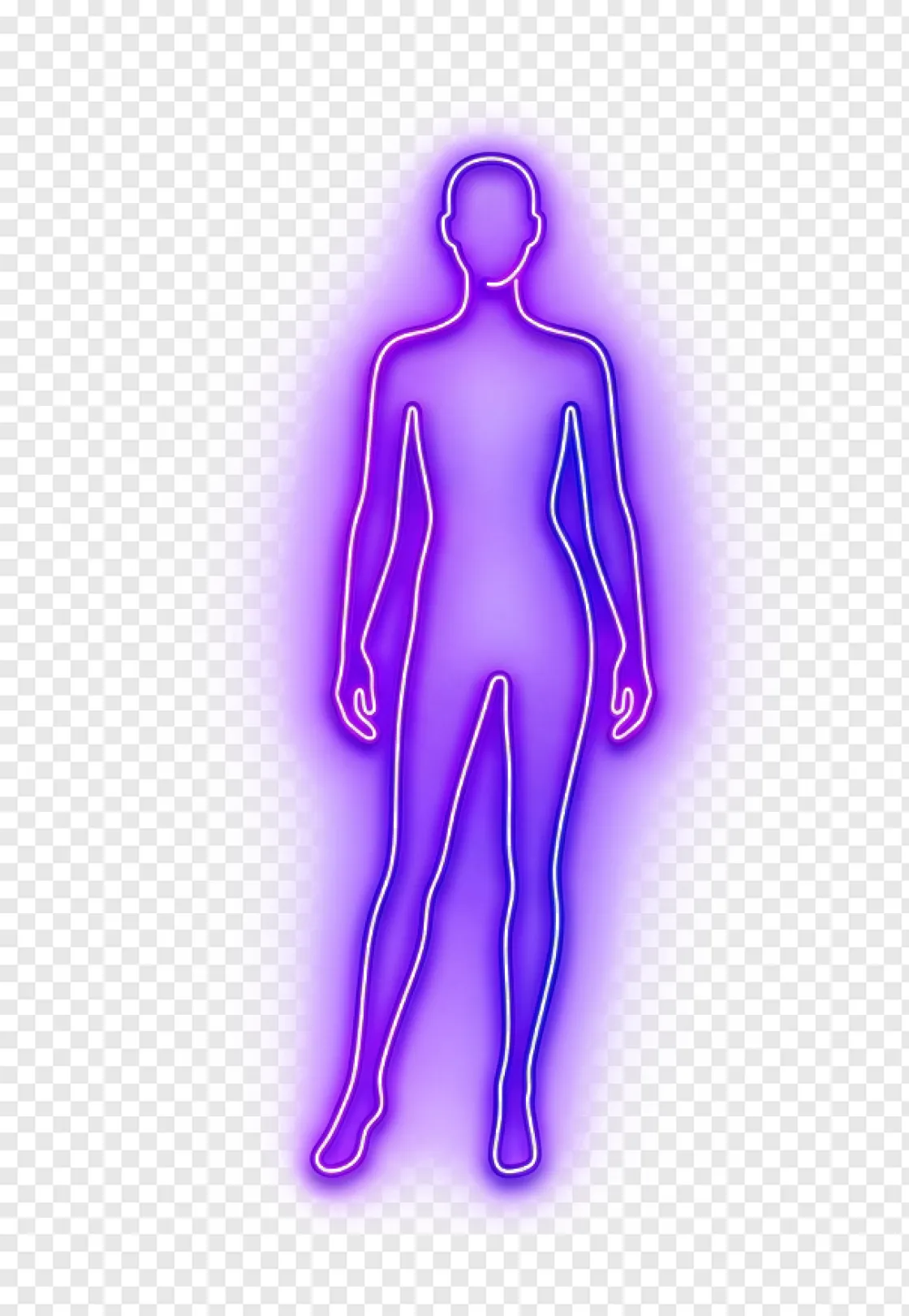 Maniqui Neon Sign PNG Transparent Image