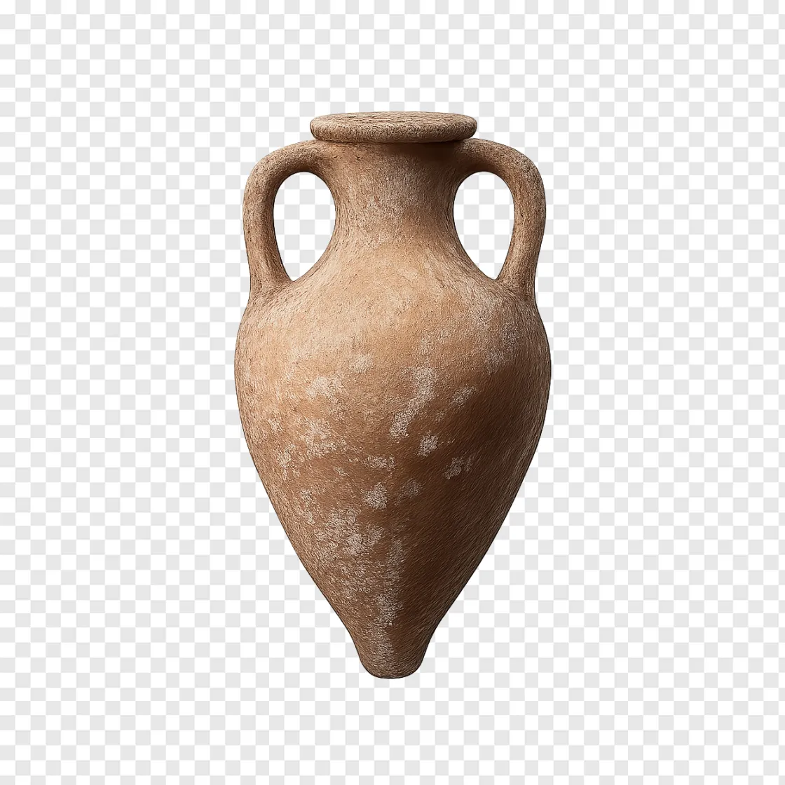 Ancient Roman Amphora PNG Image With Transparent Background