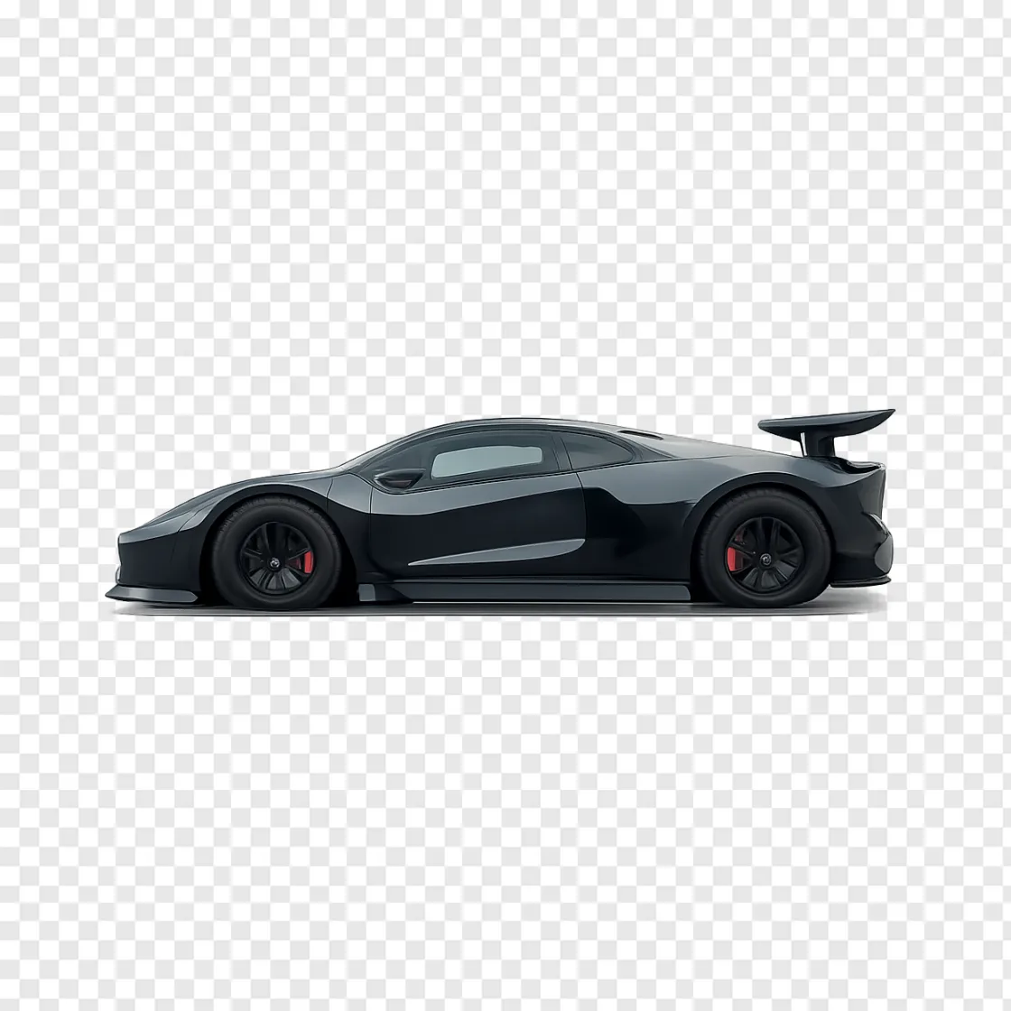 Lamborghini Revuelto Track Car PNG Transparent Background