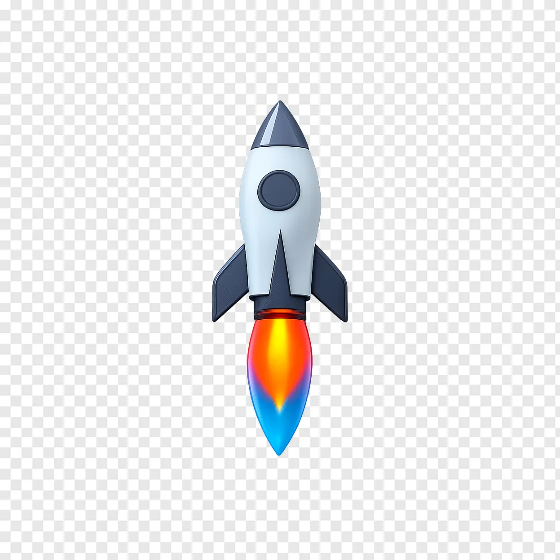 Space Rocket Launch PNG Image For Design Projects
