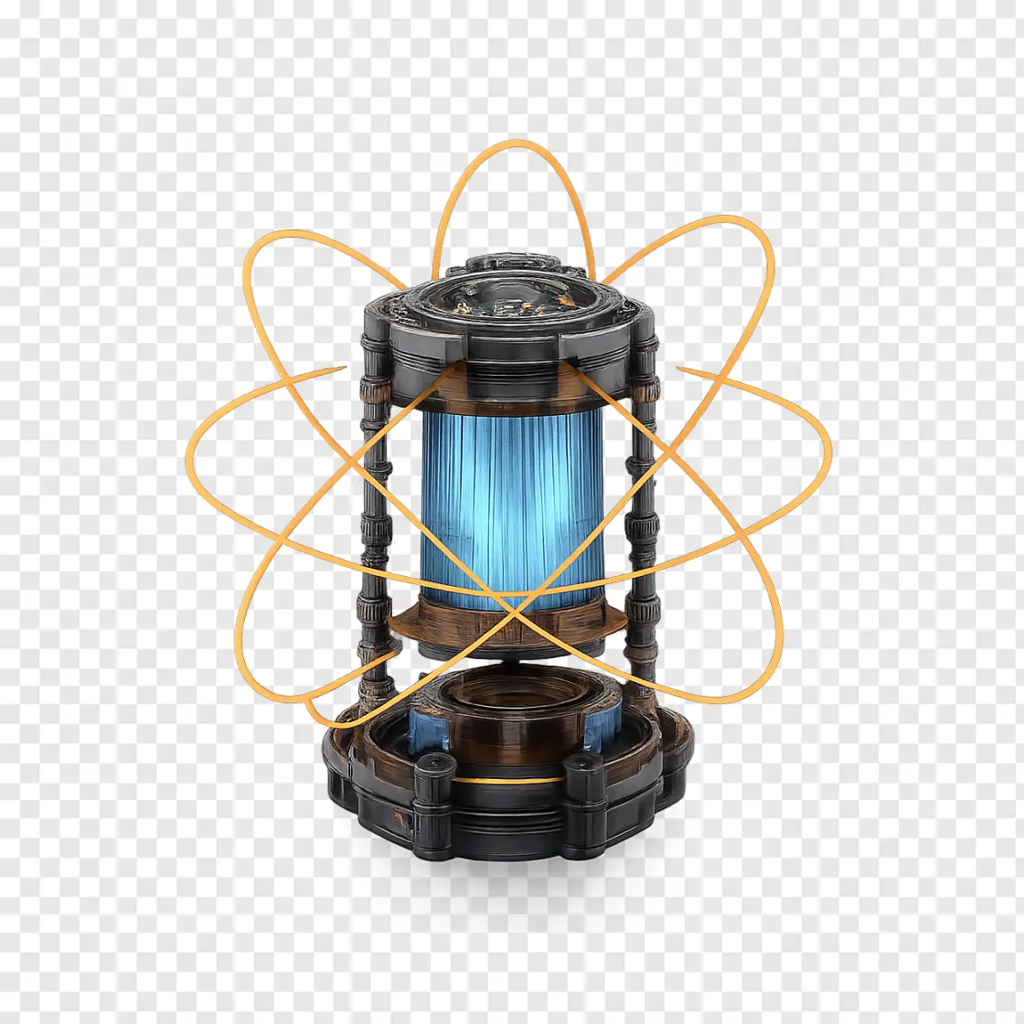 Copper Atom Fusion Reactor PNG