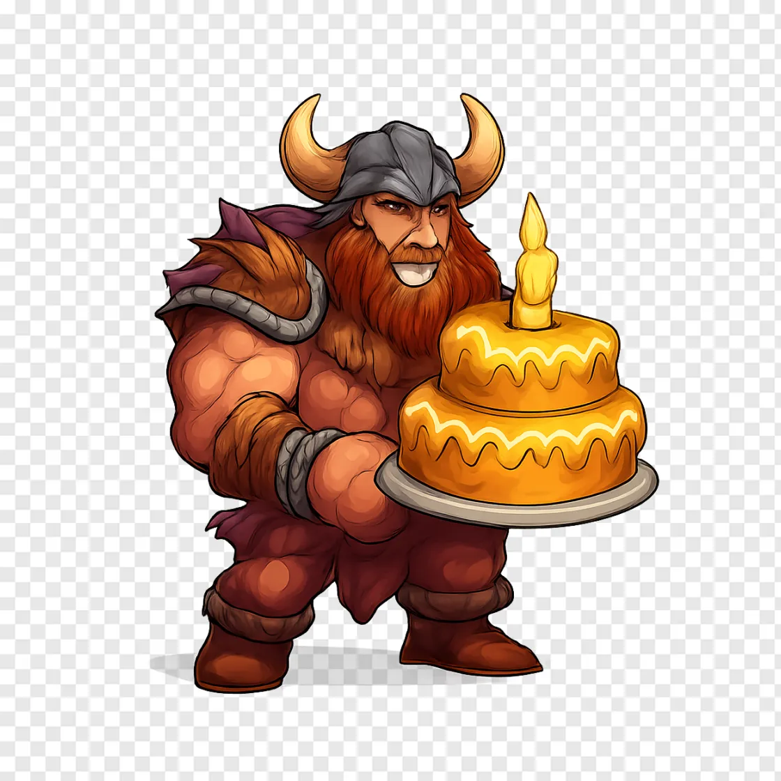 Clash Of Clans Barbarian Anniversary PNG