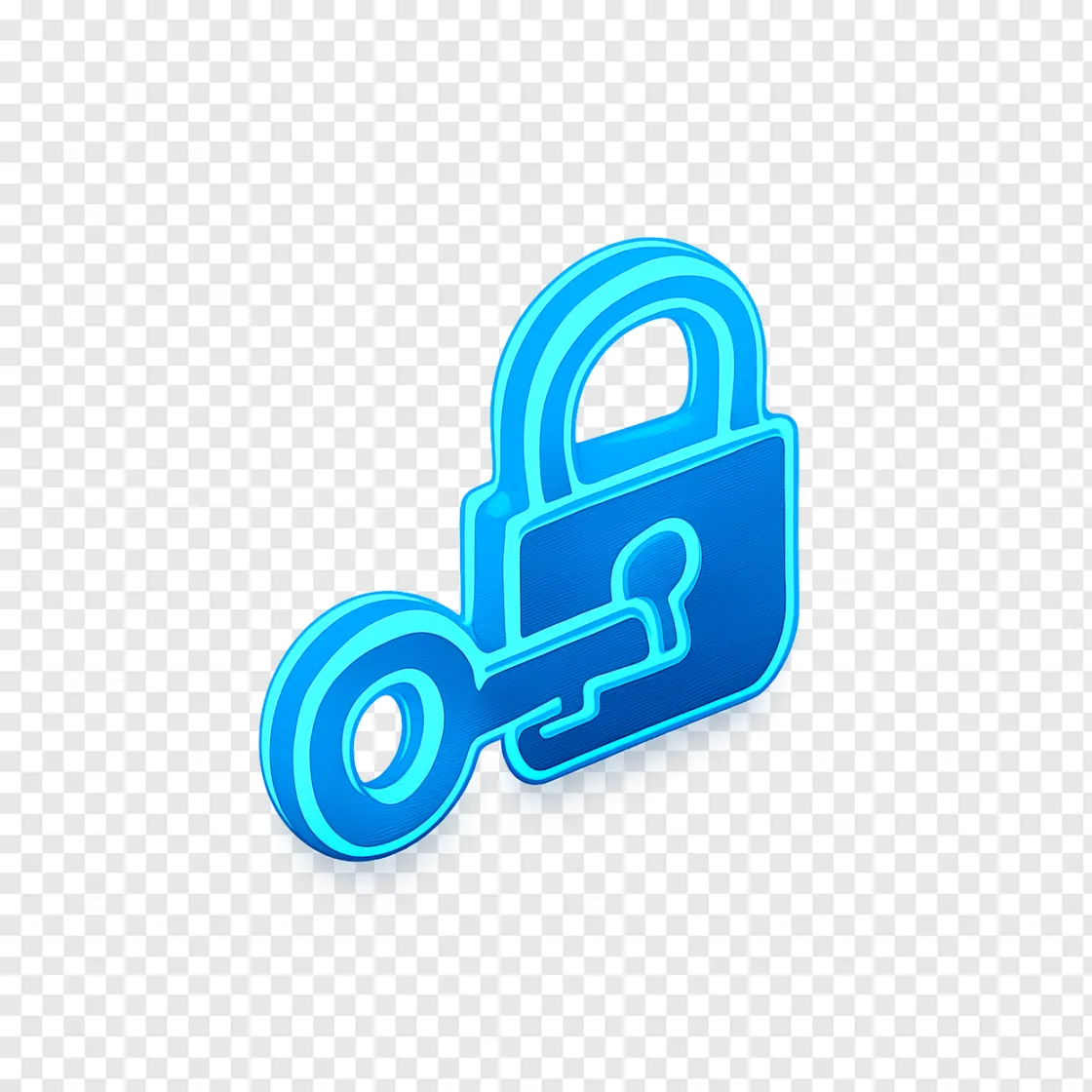 Passkey Security Icon PNG