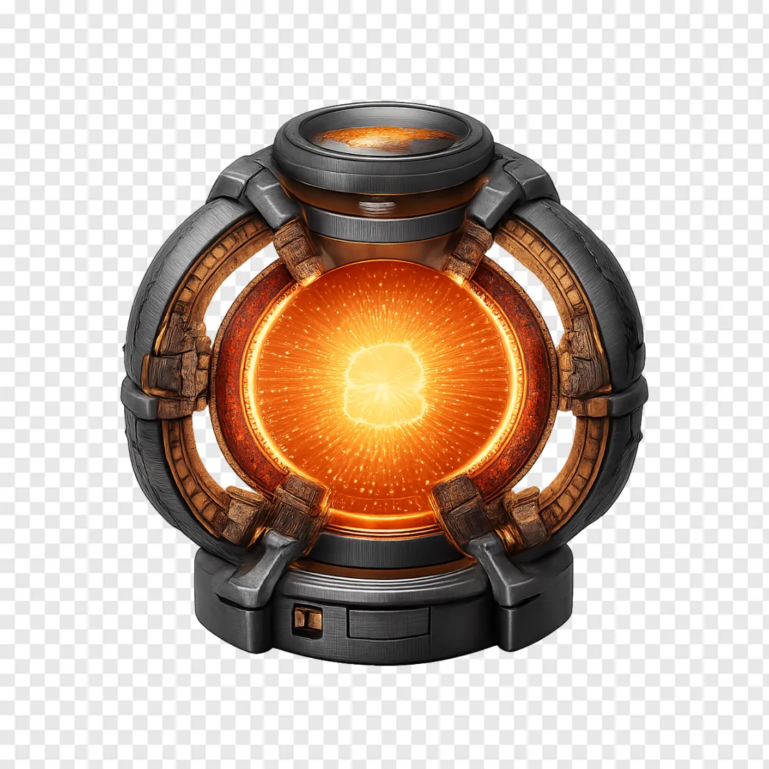 Nuclear Fusion Reactor Energy PNG Transparent Image