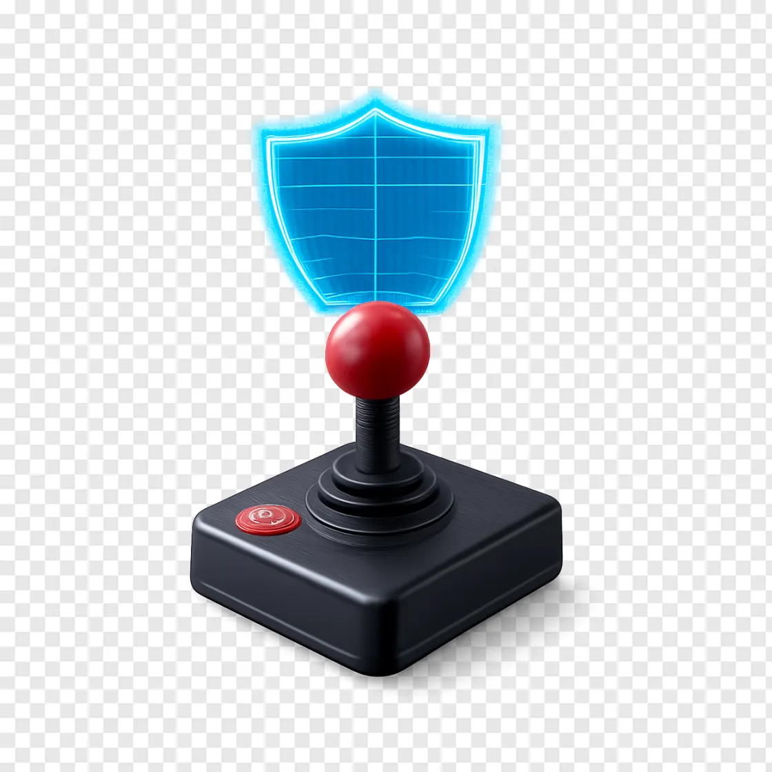 Stop Killing Games Retro Joystick PNG Image