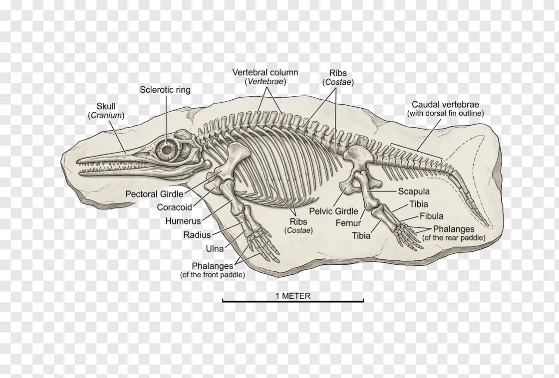Prehistoric Fossil PNG Transparent Image
