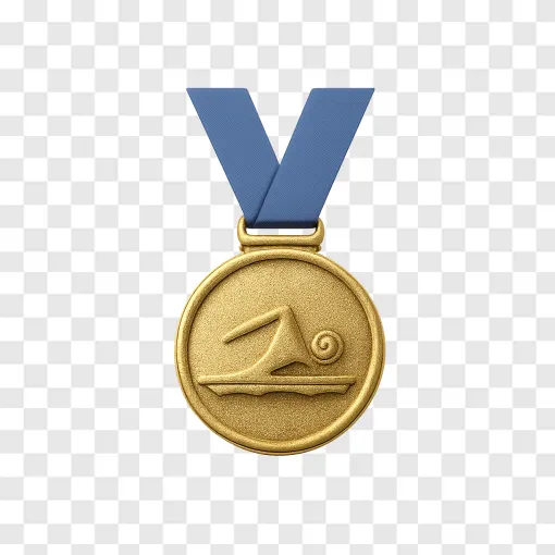 Swimming Medal PNG Image For Sports Designs