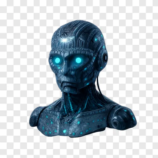 Ultron Futuristic Android Sci-Fi Robot PNG